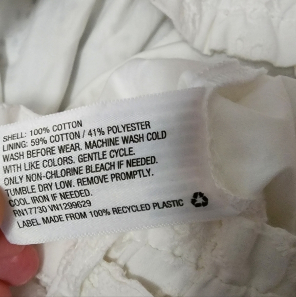 Art Class Womens White Classic Patterened Shorts - Picture 6 of 6